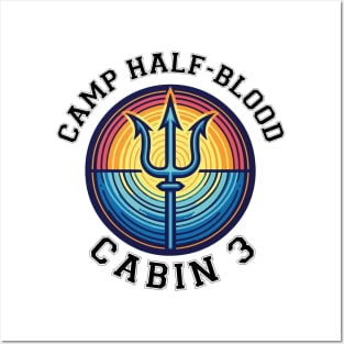 trident is Poseidon - CAMP half-blood Posters and Art